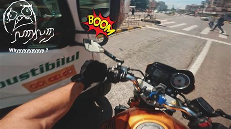 Cand Iesi Cu Motorul Minute Honda Hornet Gopro Hero K