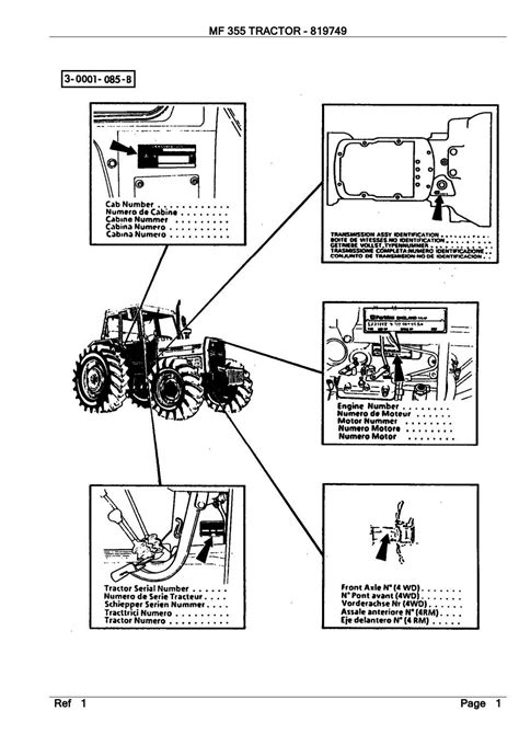 Massey Ferguson Mf Tractor Service Parts Catalogue Manual Part