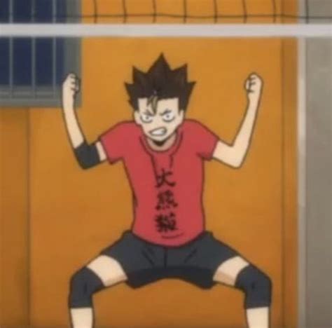 Nishinoya Low Quality Haikyuu Anime Funny Anime Pics Anime Funny