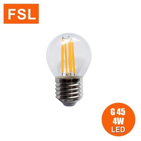 FSL G45 LED Filament Bulb Warm White Shopee Malaysia