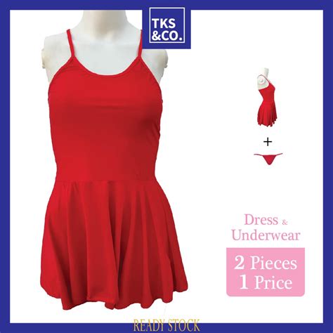 Tks Co Sleepwear Pajamas Night Dresses Lingerie Set Lsl Shopee Malaysia