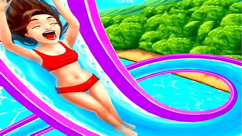 2019 Uphill Rush Water Park Racing Hot Girl In Water Park Youtube