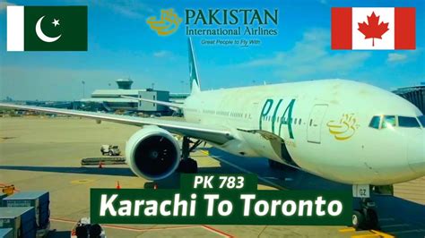 ️ Trip Report Pakistan To Canada Karachi Toronto Pia Economy Class B777 240lr Pia