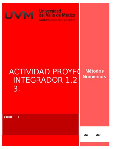 Proyecto Integrador 1 2 Y 3 ACTIVIDAD PROYECTO INTEGRADOR 1 2 Y 3