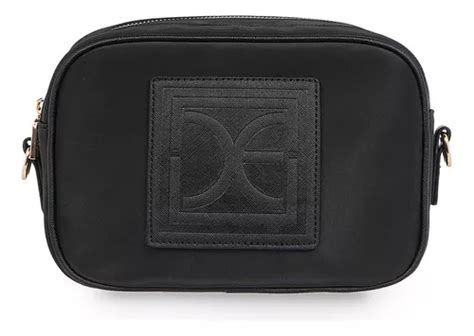 Bolsa Cloe Para Mujer Crossbody Textil Parche De Monograma Color Negro