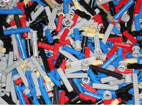 Lego Connectors Rods Pins Axles Technic Piece Pack 100 Pieces Etsy