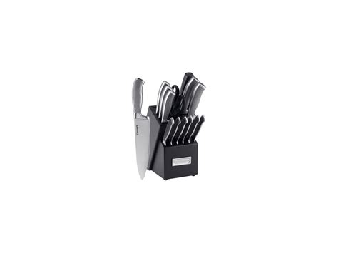 Cuisinart C77ss 15p 15 Piece Graphix Collection Cutlery Knife Block Set Stainless Steel