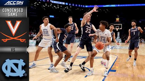 Virginia Vs North Carolina Condensed Game ACC Mens Basketball 2021