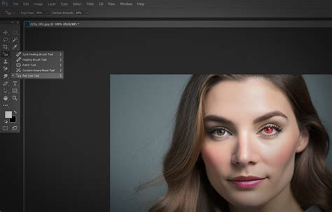 Using the Red Eye Tool in Photoshop: A Guide