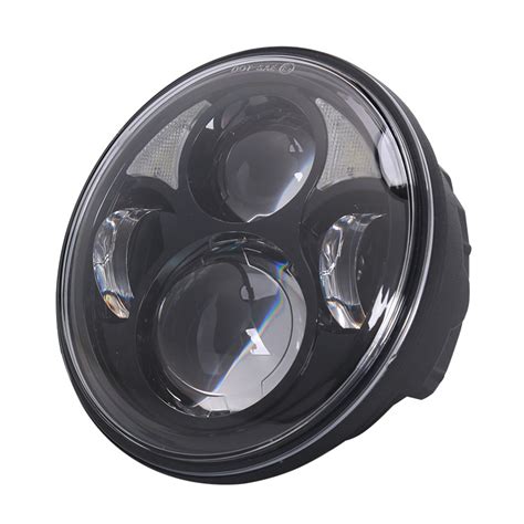 40W 5 75 Inch Motorcycle Round LED Headlight DOT Approved DRL IP67 H4