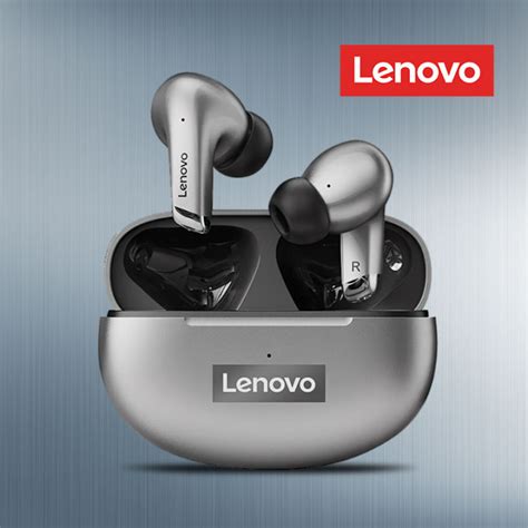 Lenovo Lp Waterproof Headsets Reduce Noise Hifi Music Earbuds Wireless