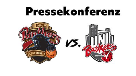 Pressekonferenz Wiha Panthers Schwenningen Vs Uni Baskets Paderborn