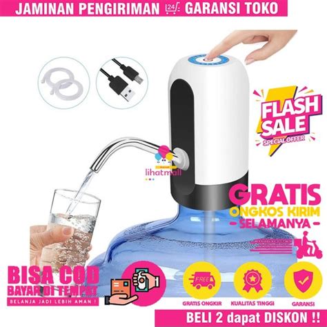 Jual Dispenser Air Pompa Galon Elektrik Minum Alat Sedot Otomatis Water