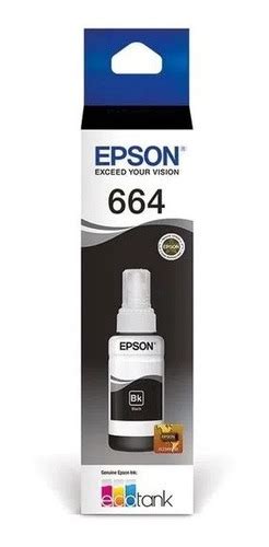 Cartucho Tinta Epson 664 Negro T664120 Al Original MercadoLibre