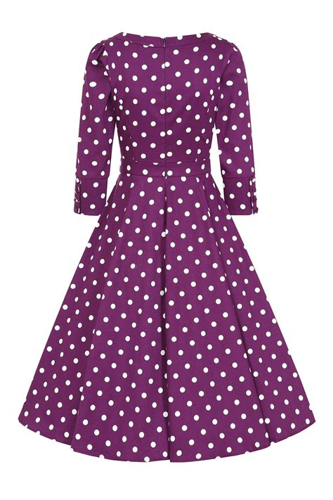 Madalyn Polka Dot Swing Kleid Miss Maheli Vintage Mode