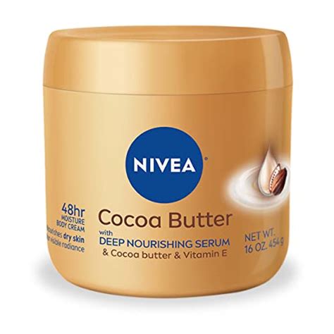 NIVEA Cocoa Butter Body Cream With Deep Nourishing Serum 15 5 Ounce