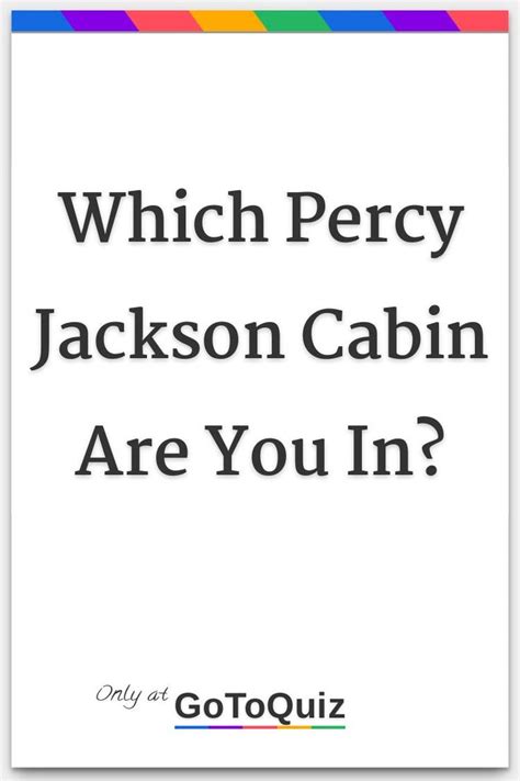 Which Percy Jackson Cabin Are You In Take The Quiz Helden Des Olymp