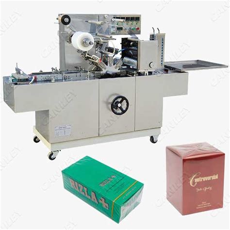 Cellophane Tobacco Box Wrapping Machine Ce Certification