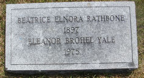 Beatrice Elena Rathburn Find A Grave Memorial