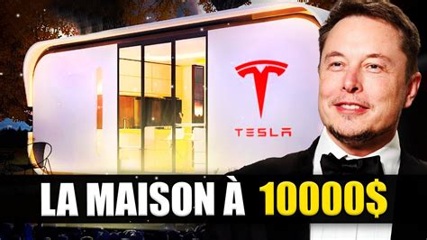 La maison à 10 000 dollars d Elon Musk arrive ENFIN sur le marché