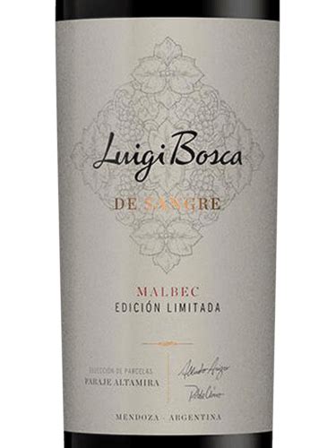 Luigi Bosca De Sangre Edici N Limitada Malbec Vivino