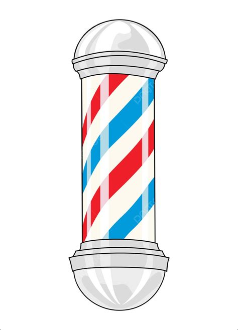 Barbershop Pole Striped Hairdresser Barber Vector Striped Hairdresser