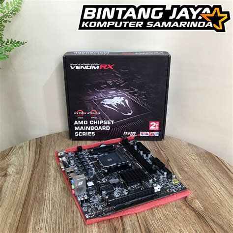 Jual Motherboard Mainboard VenomRX B450 AMD AM4 M ATX DDR4 Shopee