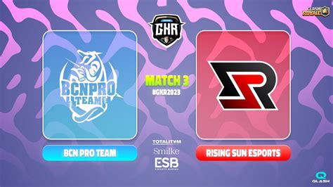 BCN Pro Team Vs Rising Sun Shock 13 Vs TitanStars Alliance GKR 23