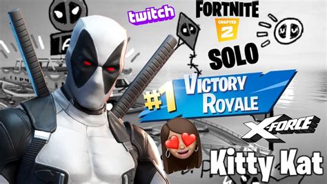 Fortnite Xforce Deadpool Solo Victory Royale Chapter 2 Season 2 Youtube