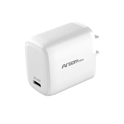 Cargador Argomtech De Pared USB Tipo C 20W ARG AC 0114WT Hola Compras