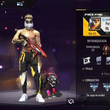 CONTA FREE FIRE GEMADA CALÇA Free Fire Contas Free Fire GGMAX