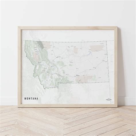 Map of Montana — North Fork Mapping