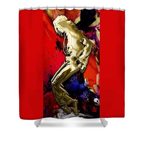 Michael Jackson Shower Curtain Art By Marvin Blaine Art Shower Curtain