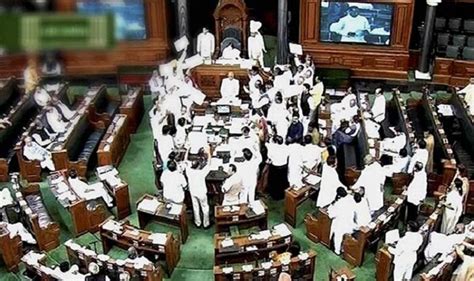 Parliament Stalled Lok Sabha Rajya Sabha Adjourned For The Day As