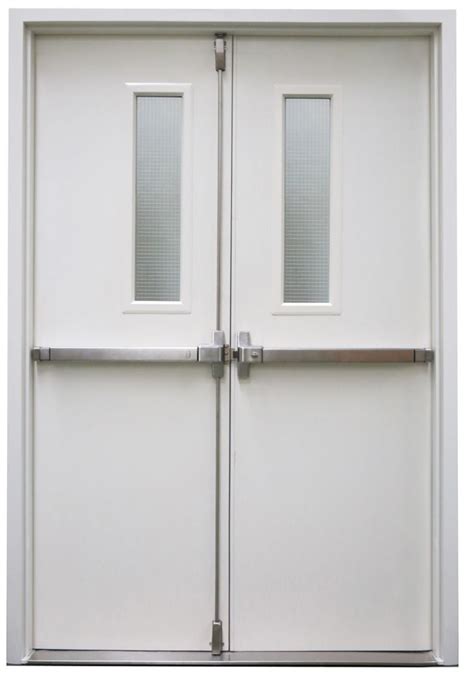 China Customized Double Steel Fire Rated Door With UL Certification And