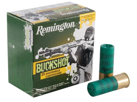 Remington Express Ammo 12 Ga 2 3 4 00 Buckshot 9 Pellets Box Of 100