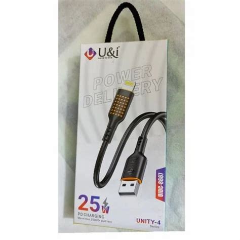 Black USB Fast Charging Cable, 1 m at Rs 450/piece in Bhubaneswar | ID ...