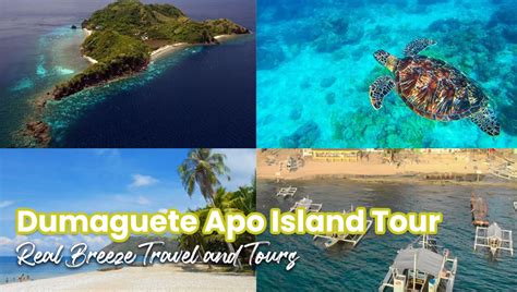 Dumaguete Apo Island Tour Real Breeze Travel Tours