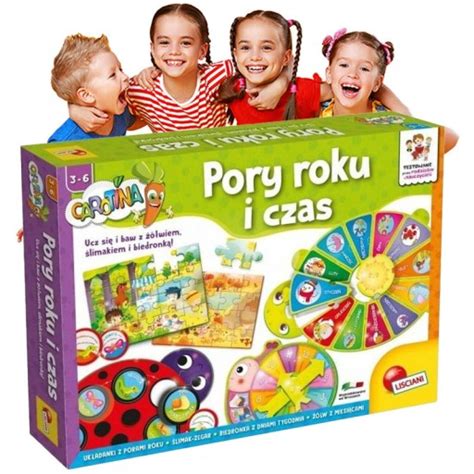 GRY EDUKACYJNE dla 4 LATKA Pory Roku i Czas Stan nowy 159 97 zł