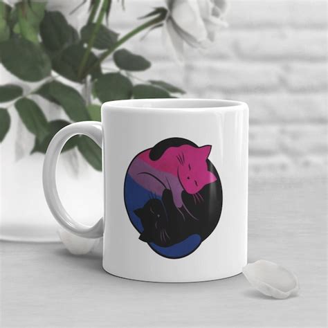 Bisexual Pride Coffee Mug Bi Flag T Lgbt Mug T For Etsy