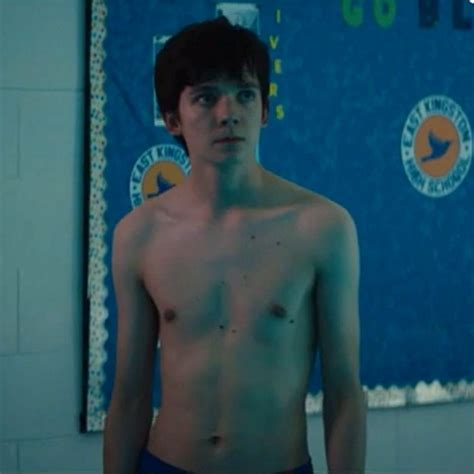 Asa Butterfield Shirtless