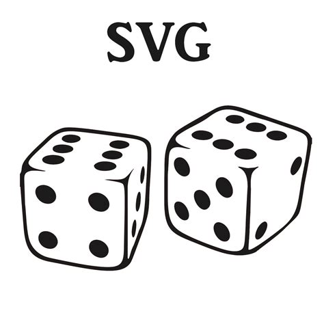 Dice Svg File Svg Files For Cricut Svg Files For Silhouette Digital