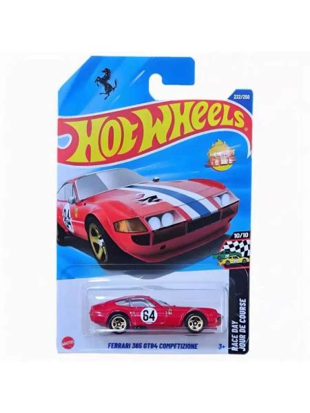 Машинка Mattel Hot Wheels 2025L C4982 FERRARI 365 GTB4 COMPETIZIONE Red Race Day купить на OZON