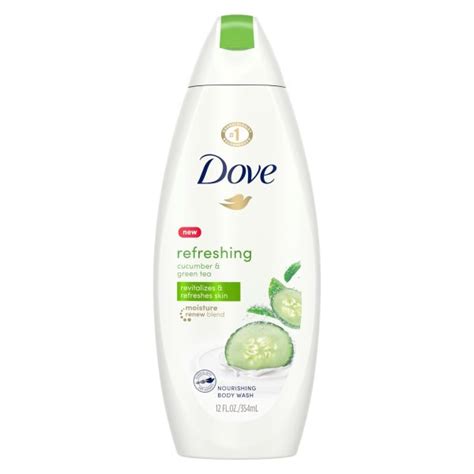 Dove Go Fresh Cool Moisture Cucumber And Green Tea Scent Body Wash Ctc