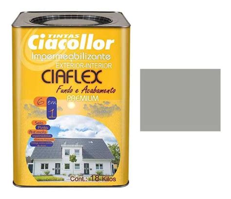 Ciaflex Tinta Elefante Emborrachada Elimina Fissura Proteção 18 Lt