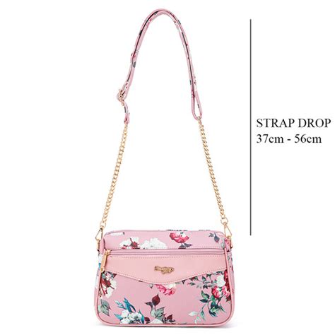 Coco Sling Bag Floral Bl Pink Strawberry Queen