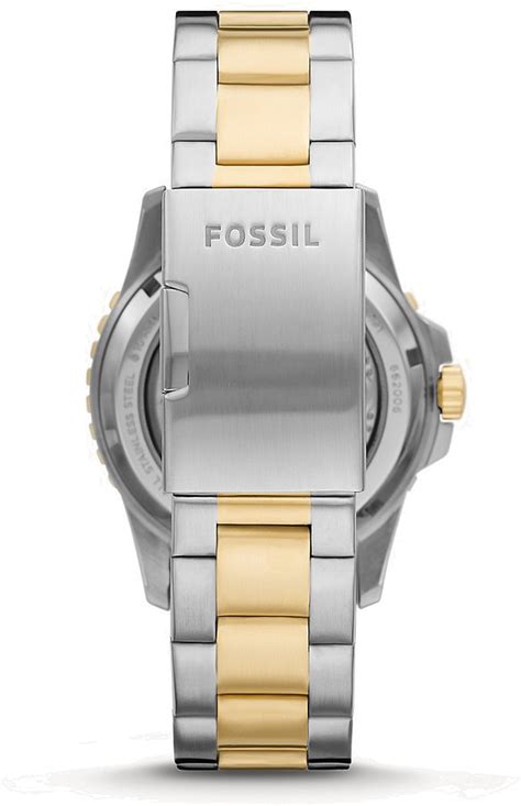 Fossil Fb 01 Automatic Me3191 Two Tone Stainless Steel Mens Watch