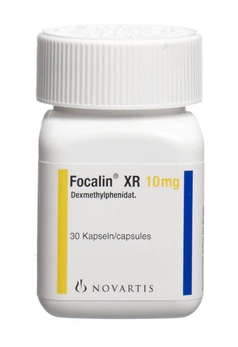 FOCALIN XR Ret Kaps 10 Mg Ds 100 Stk Online Bestellen