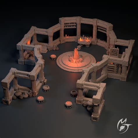 3D Printable The Druid Grove Bundle by Making Tlon