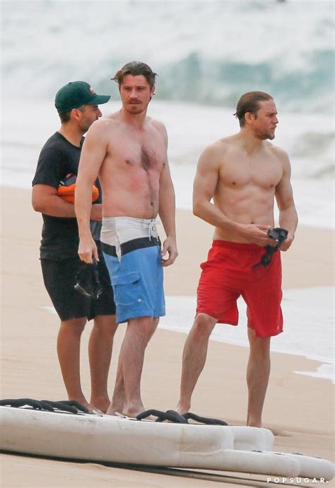 Stunning Shirtless Photos Of Charlie Hunnam And Ben Affleck In Hawaii